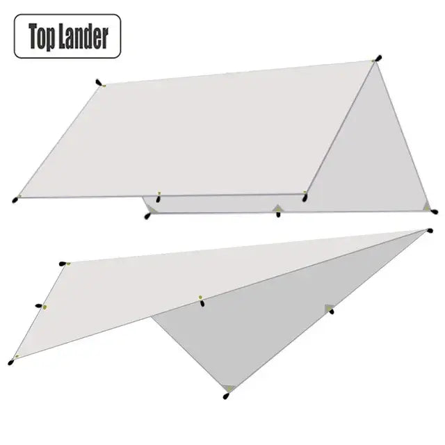 5x3m 4x3m 3x3m Waterproof Tarp Tent Shade Ultralight Garden Canopy Sunshade Outdoor Camping Awning Tourist Beach Sun Shelter