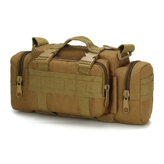 Tactical Waist Fanny Pack for Men Military Waterproof Cross-body Shoulder Sling Bag for Hiking Outdoor Climbing Fishing Camping