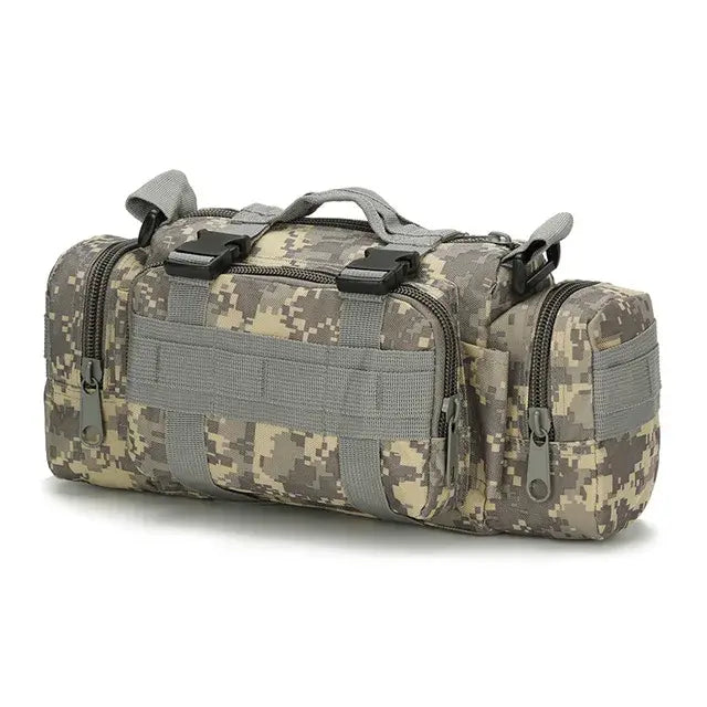 Tactical Waist Fanny Pack for Men Military Waterproof Cross-body Shoulder Sling Bag for Hiking Outdoor Climbing Fishing Camping