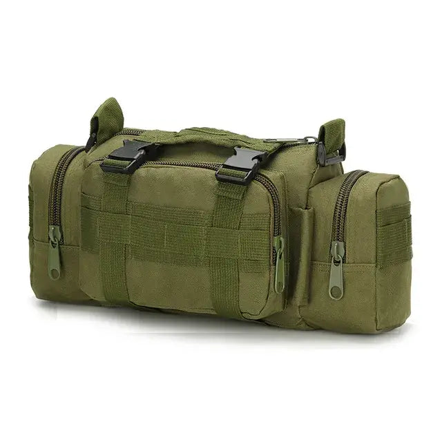 Tactical Waist Fanny Pack for Men Military Waterproof Cross-body Shoulder Sling Bag for Hiking Outdoor Climbing Fishing Camping